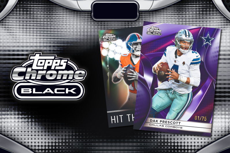 2025 Topps Chrome® Black Football