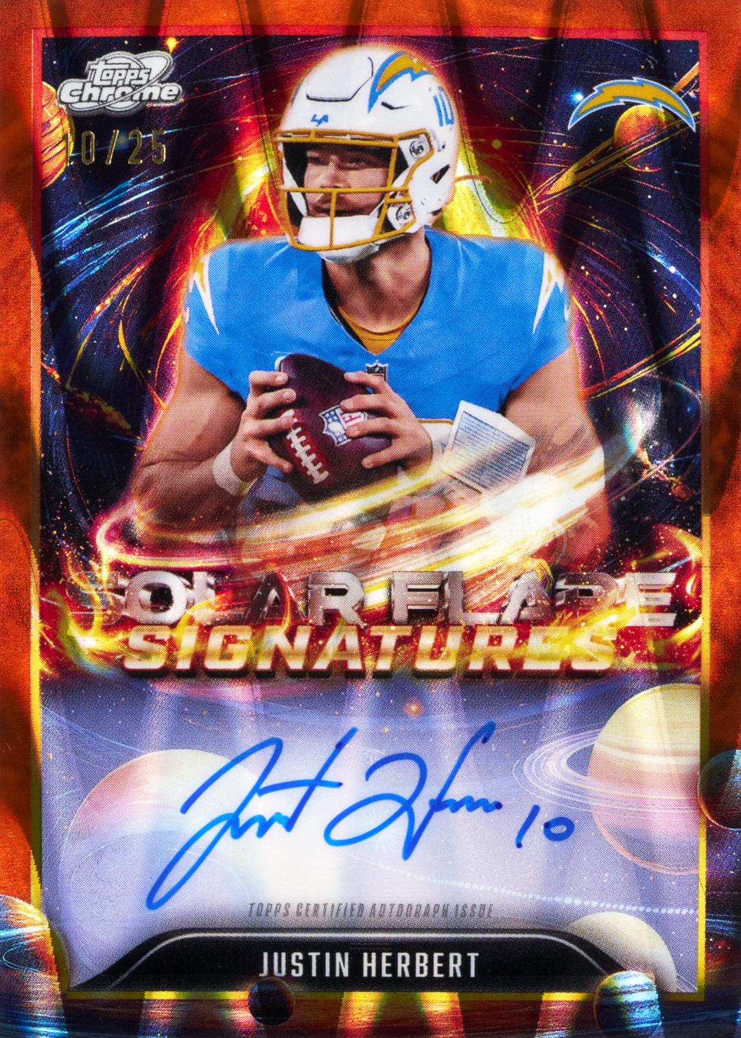 2025_Topps_Cosmic_Chrome_Football_SolarFlareSignatures_OrangeGalacticRefractor_JustinHerbert_FR.jpg