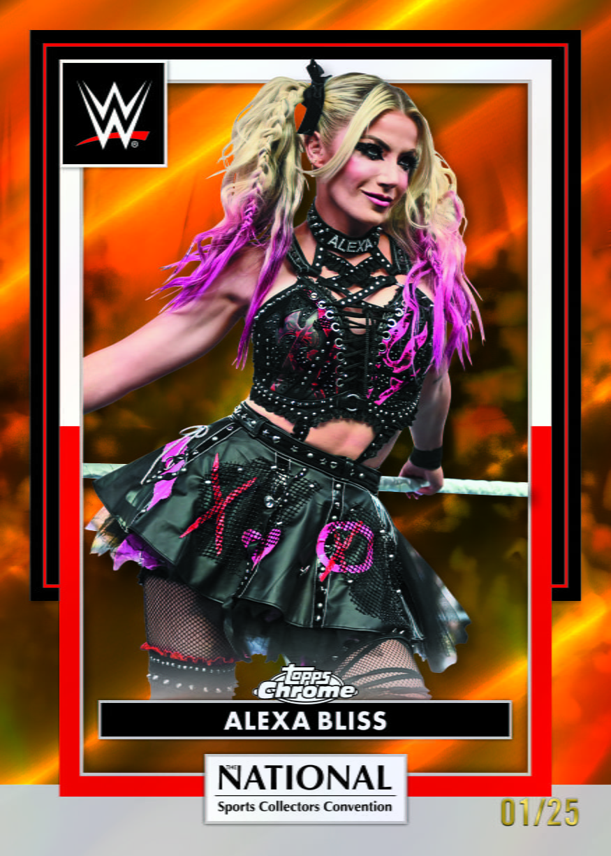 WWE 2026 The National Refractors - Orange Refractor
