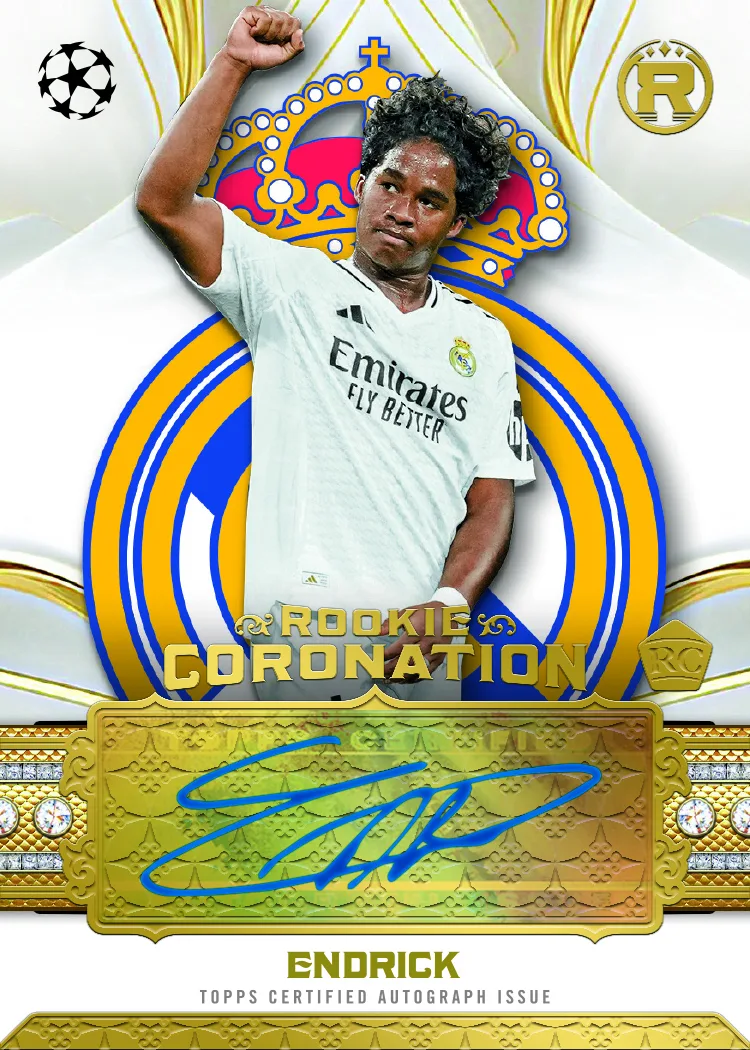 Rookie Coronation Autograph Patch cards