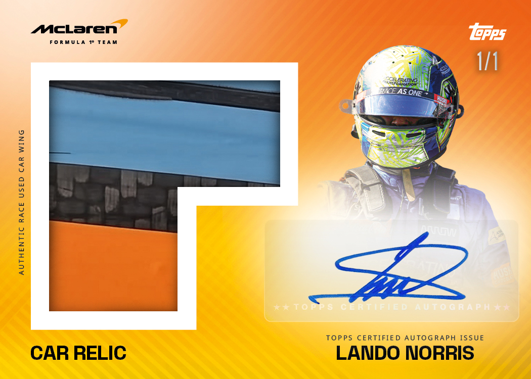 McLaren Formula 1® Team Car Relic Autograph Cards
