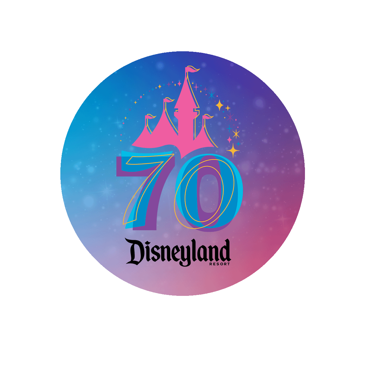 Disneyland 70th Anniversary Circle logo.png