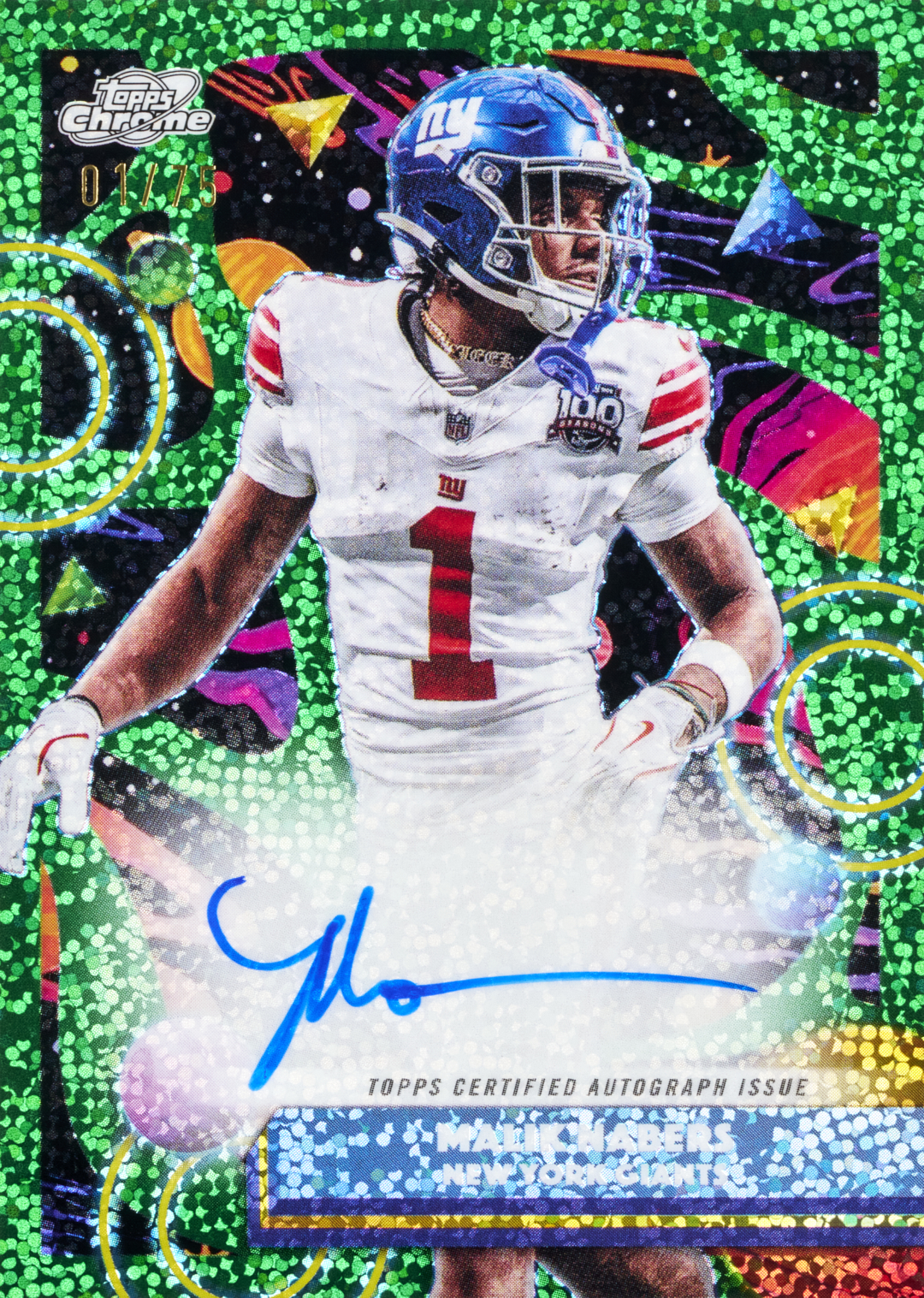 Cosmic Chrome Autograph Variation