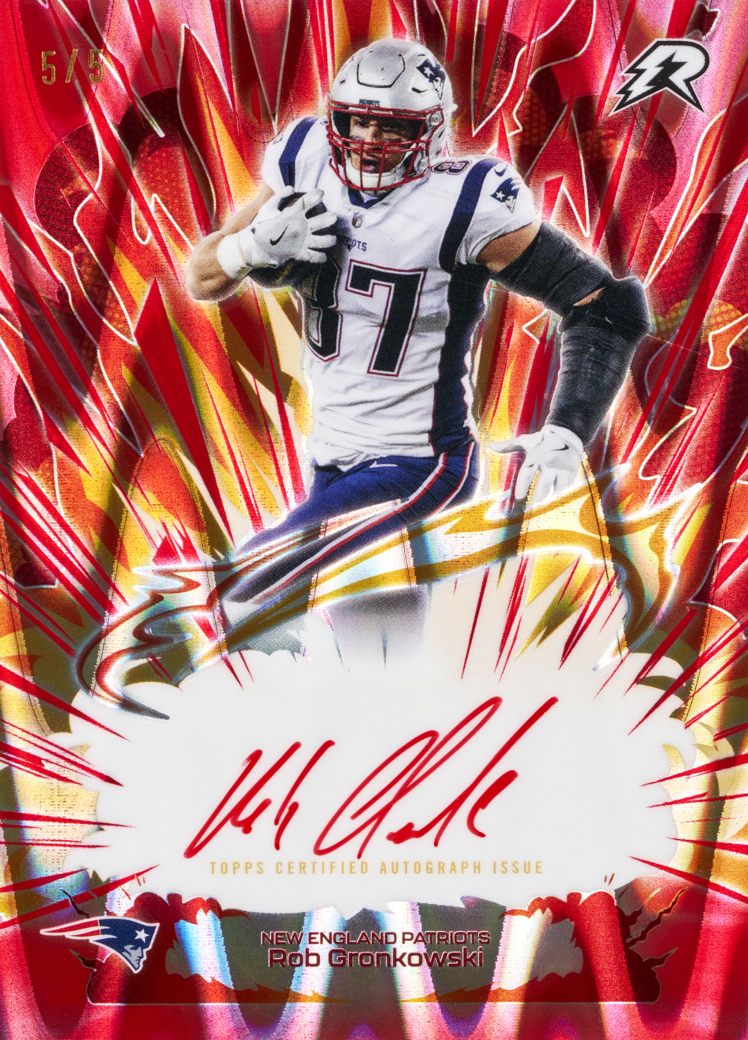 2025_Topps_Resurgence_Football_ArcFlashAuto_RedPowerSurge_RobGronkowski_FR.jpg