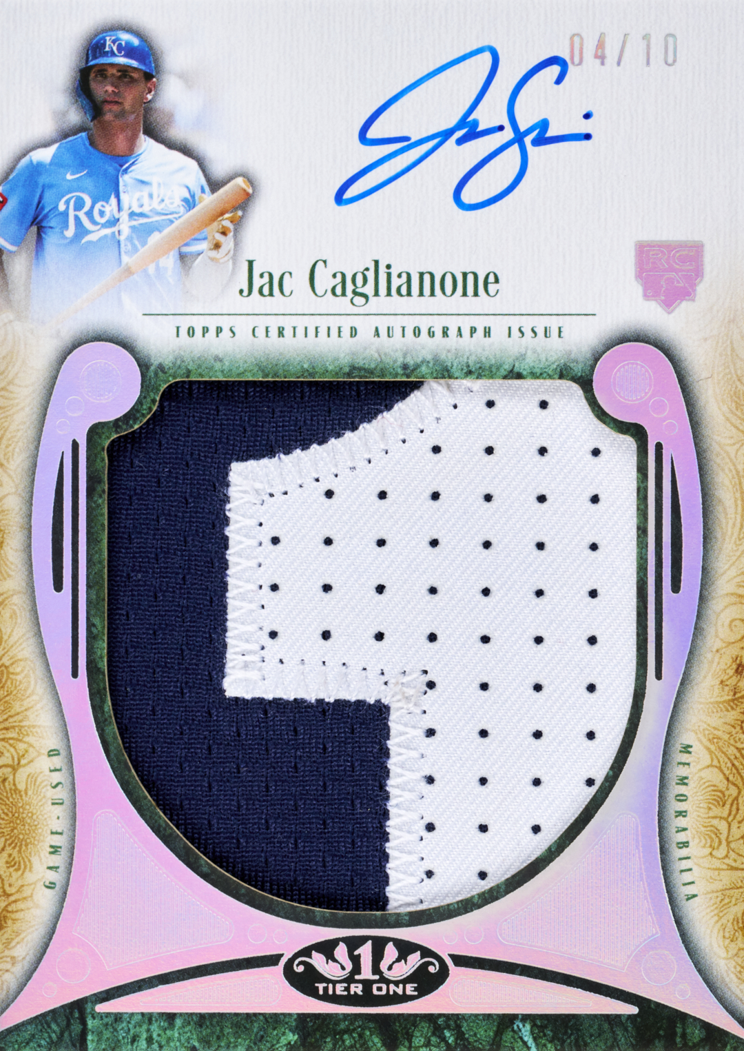 2026_Topps_TierOne_Baseball_AutographedProdigiousPatches_Base_JacCaglianone_FR.jpg