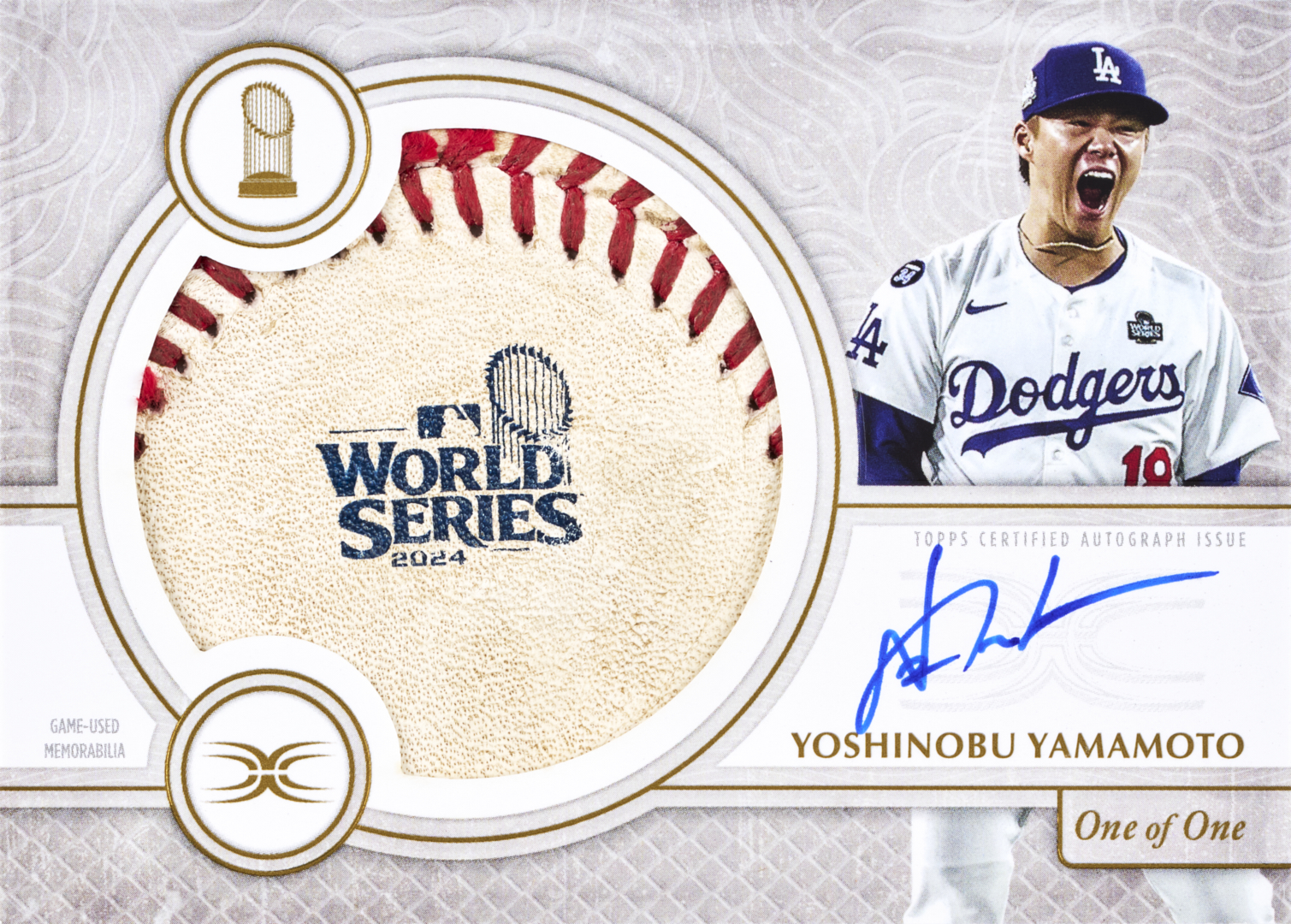 World Series Baseball Autograph Relic