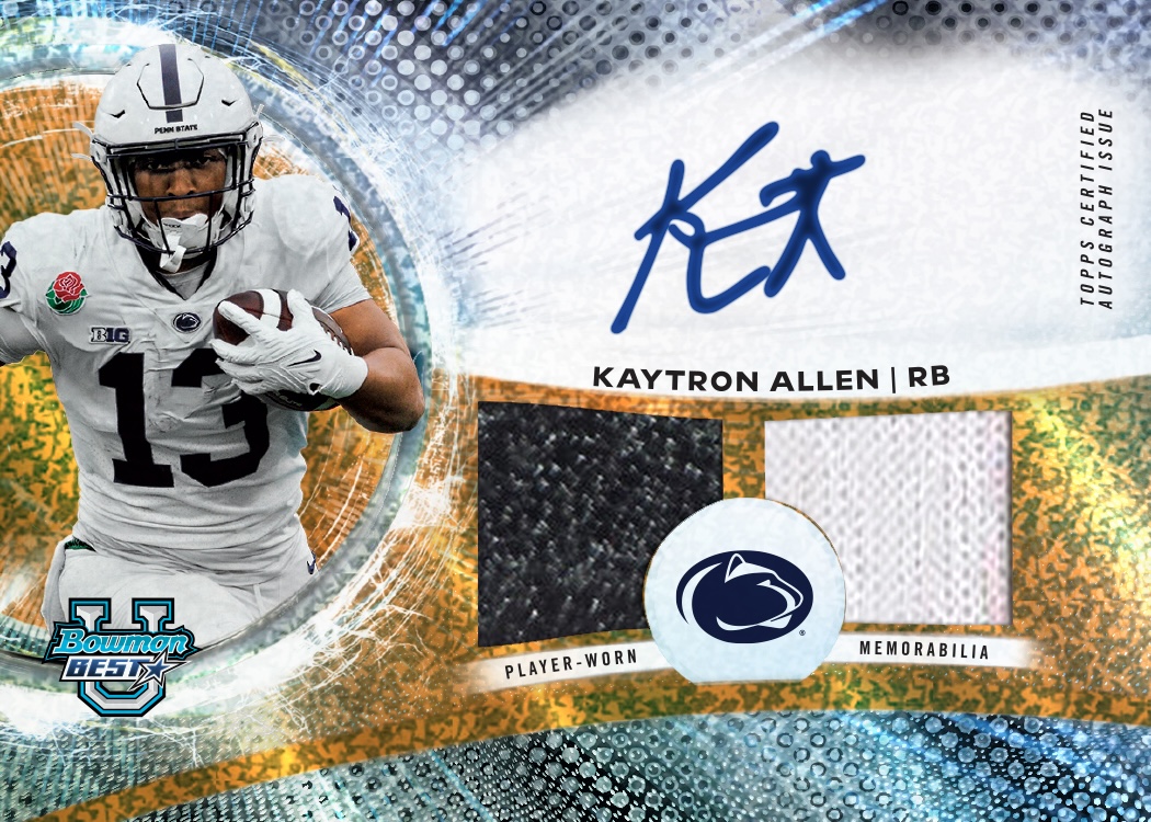 Dual-Relic Autographs