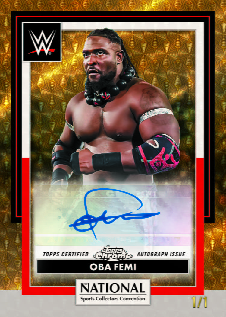 WWE 2026 The National Refractors Autograph Parallel - Autograph Superfractor
