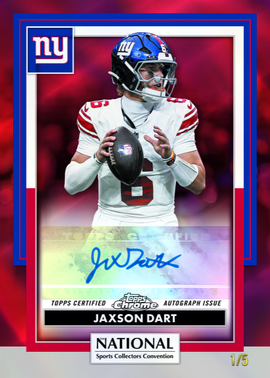 NFL 2026 The National Refractors Autograph Parallel - Autograph Red Refractor