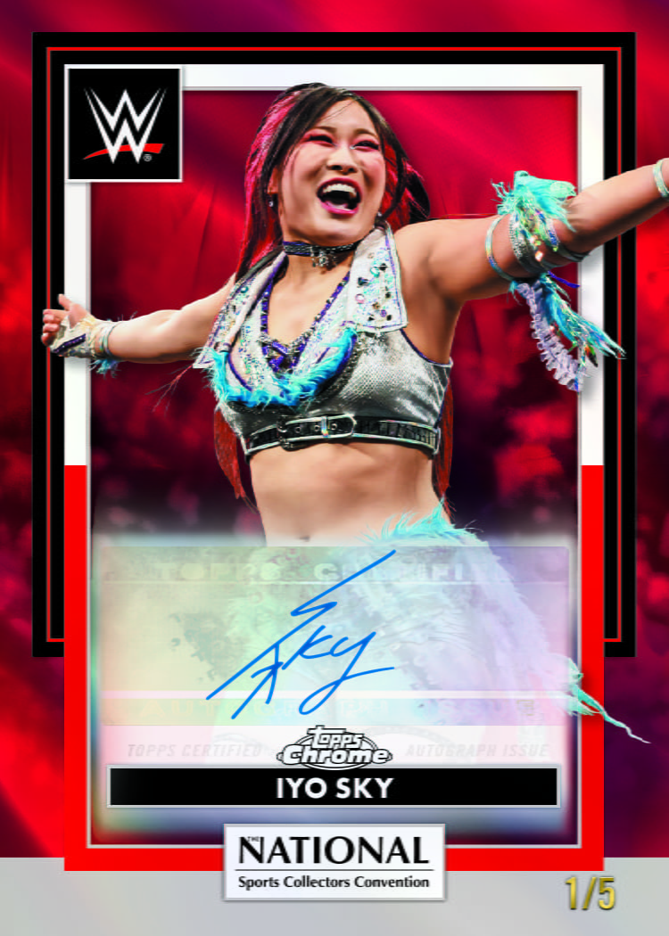 WWE 2026 The National Refractors - Autograph Parallel - Autograph Red Refractor