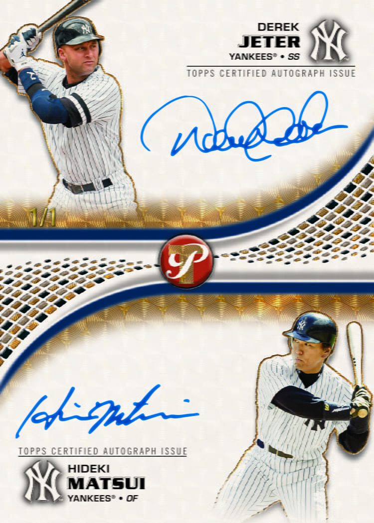 2026 Topps Pristine Baseball - Jeter Matsui Dual Auto