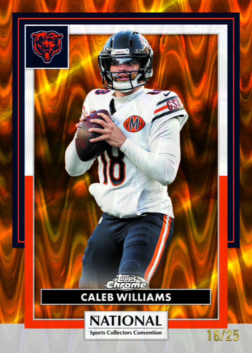 NFL 2026 The National Refractors - Orange Ray Wave Refractor